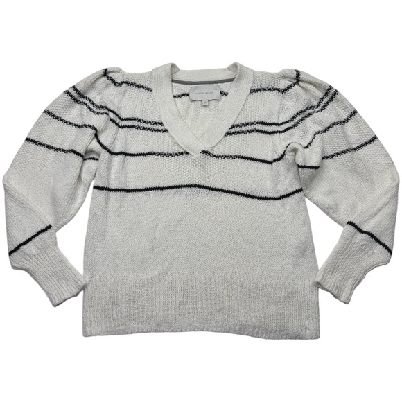 Brochu Walker Sasha Striped Vee Sweater - Picture 4 of 16